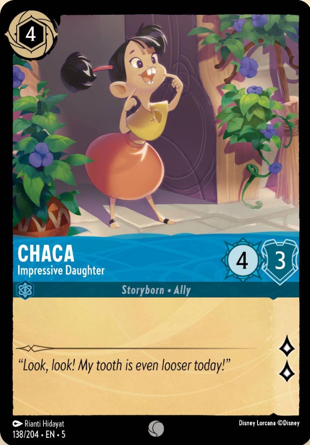 Disney Lorcana TCG: Chaca, Impressive Daughter