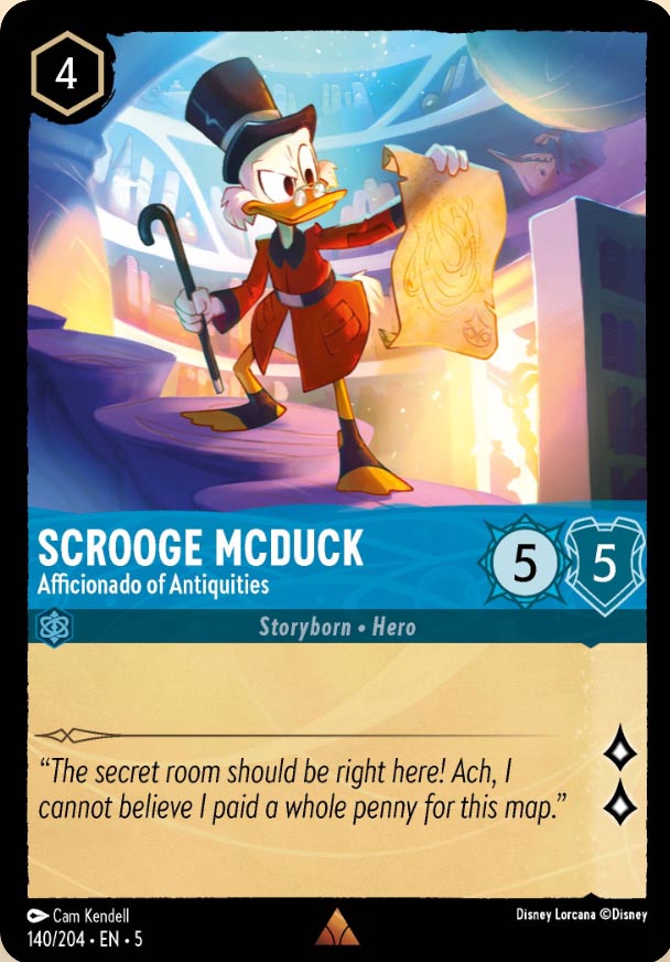 Disney Lorcana TCG: Scrooge McDuck, Afficionado of Antiquities