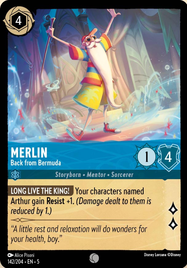 Disney Lorcana TCG: Merlin, Back from Bermuda