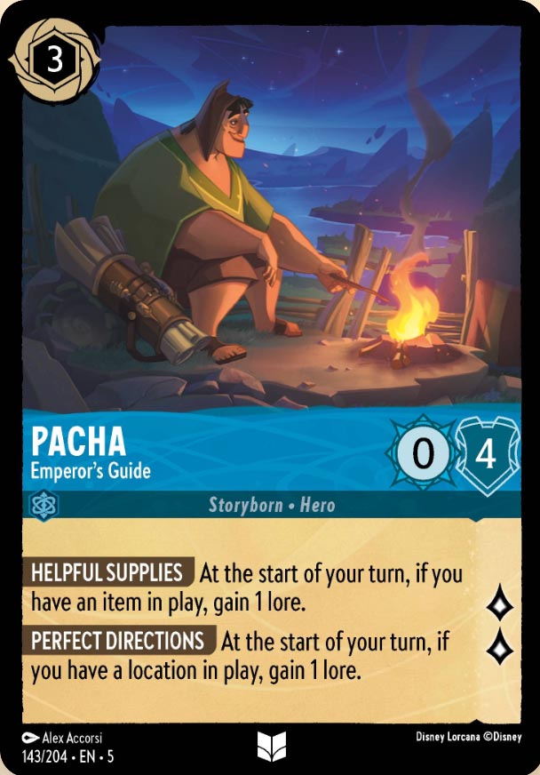 Disney Lorcana TCG: Pacha, Emperor's Guide