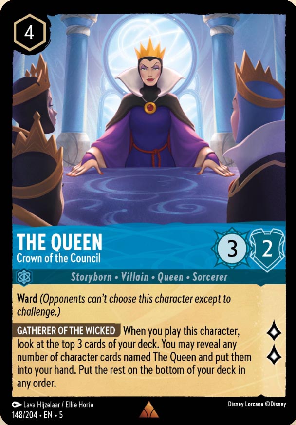 Disney Lorcana TCG: The Queen, Crown of the Council