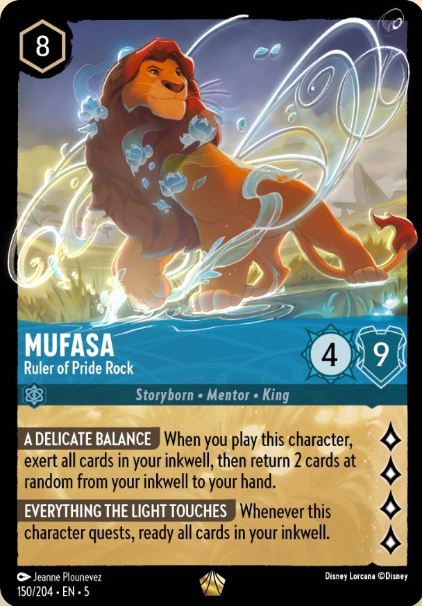 Disney Lorcana TCG: Mufasa, Ruler of Pride Rock