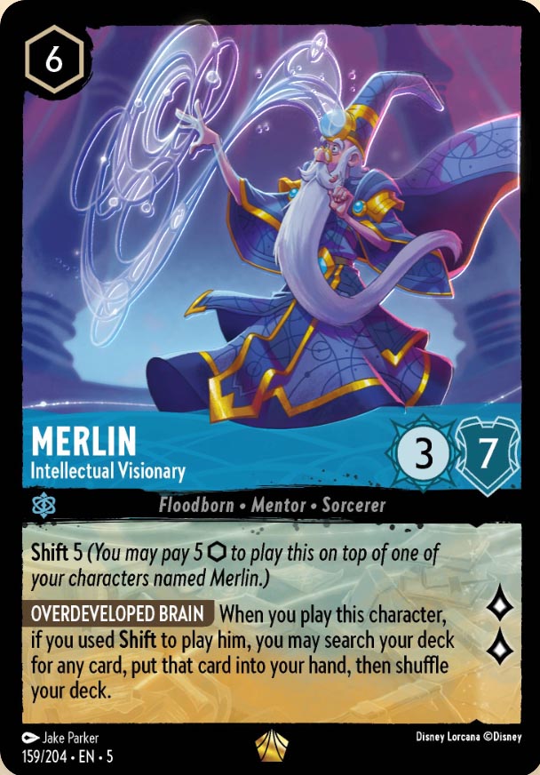 Disney Lorcana TCG: Merlin, Intellectual Visionary