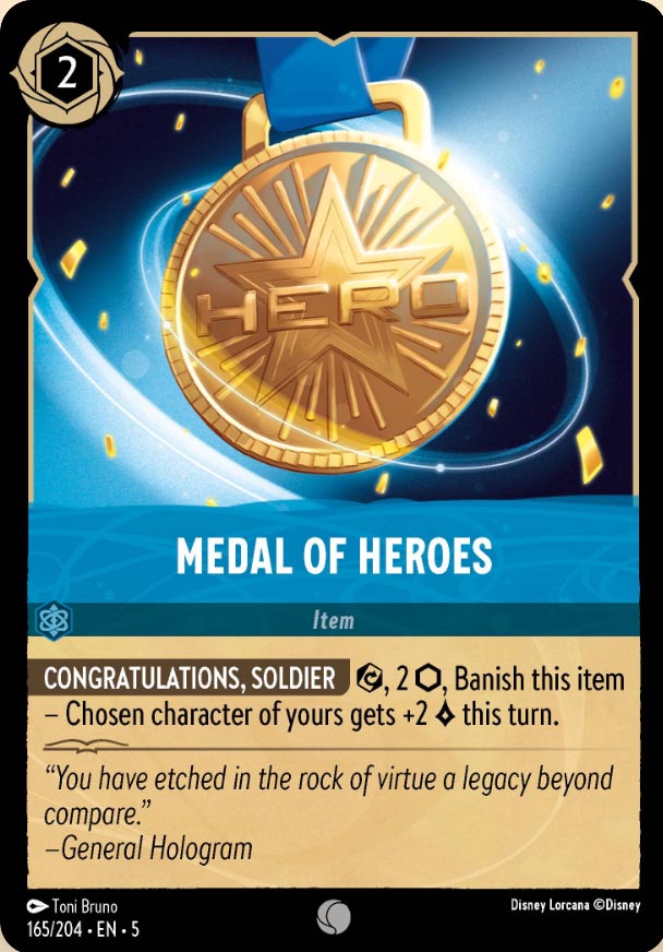 Disney Lorcana TCG: Medal of Heroes