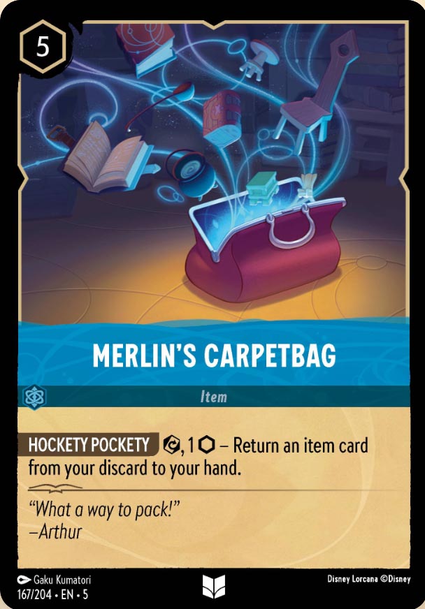 Disney Lorcana TCG: Merlin's Carpetbag