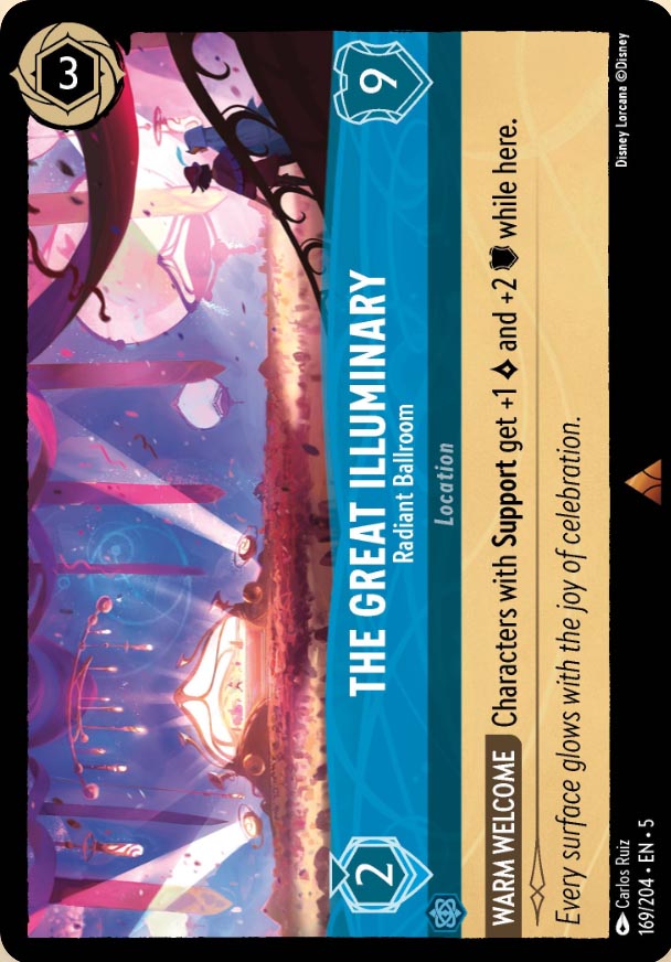 Disney Lorcana TCG: The Great Illuminary, Radiant Ballroom