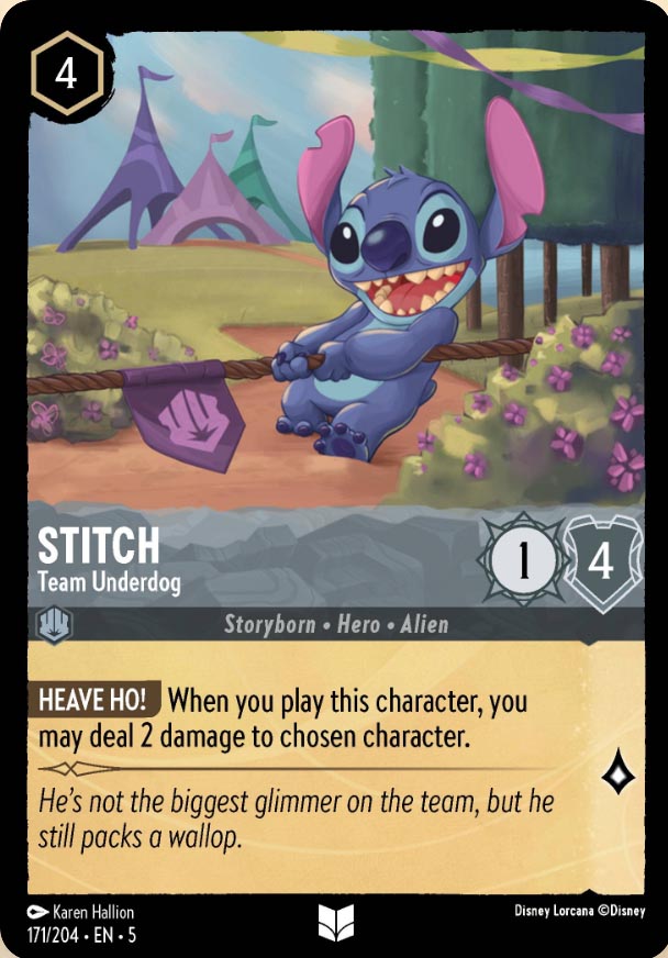 Disney Lorcana TCG: Stitch, Team Underdog