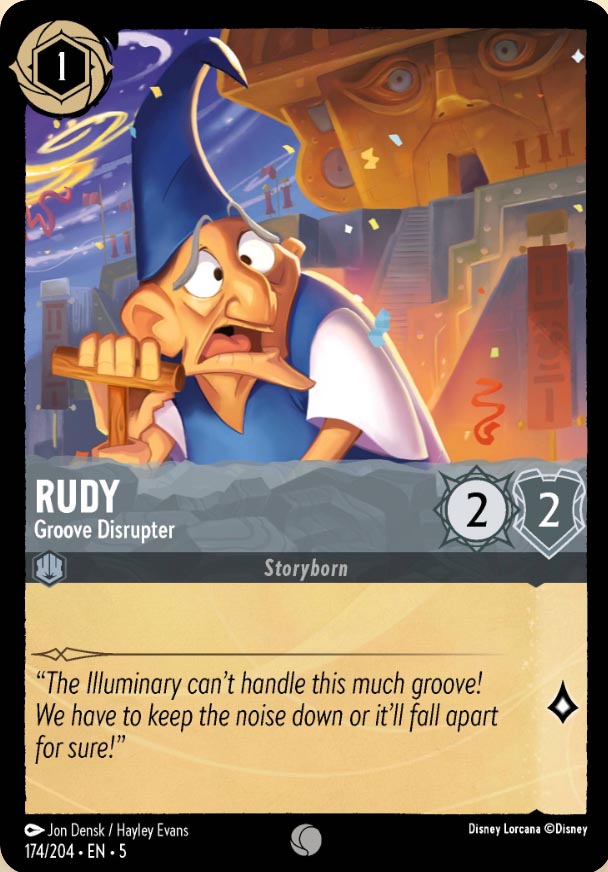 Disney Lorcana TCG: Rudy, Groove Disrupter