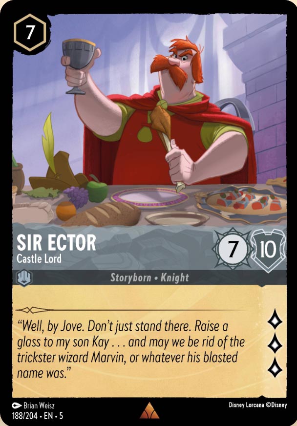 Disney Lorcana TCG: Sir Ector, Castle Lord