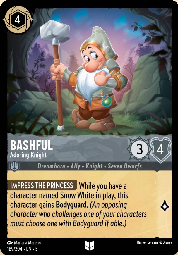 Disney Lorcana TCG: Bashful, Adoring Knight