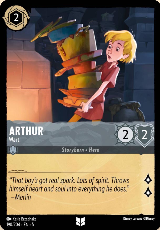 Disney Lorcana TCG: Arthur, Wart