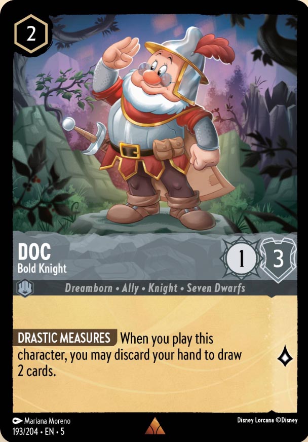 Disney Lorcana TCG: Doc, Bold Knight