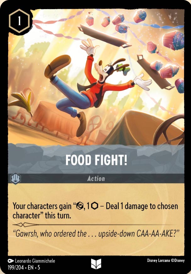 Disney Lorcana TCG: Food Fight!