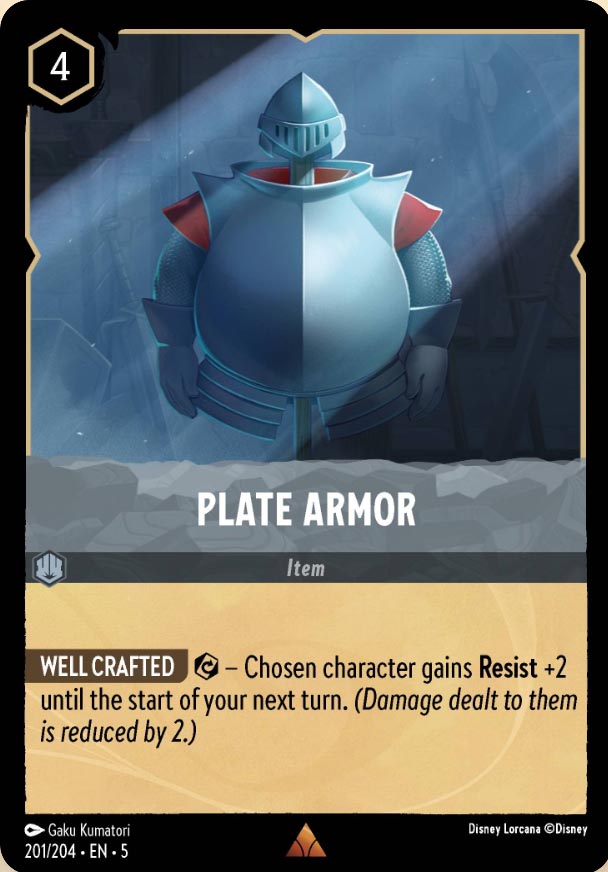 Disney Lorcana TCG: Plate Armor