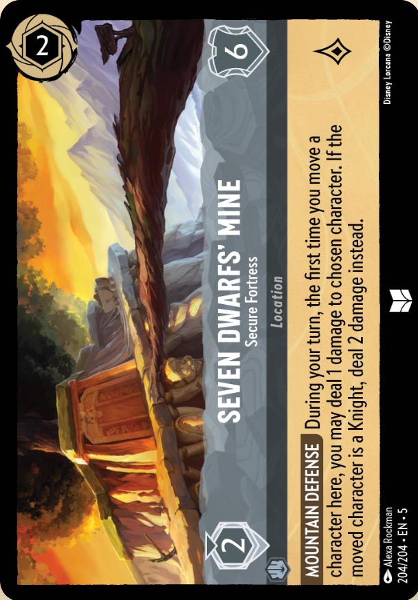 Disney Lorcana TCG: Seven Dwarf's Mine, Secure Fortress