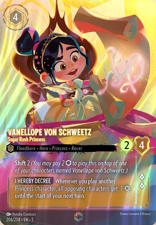 Disney Lorcana TCG: Vanellope Von Schweetz, Sugar Rush Princess