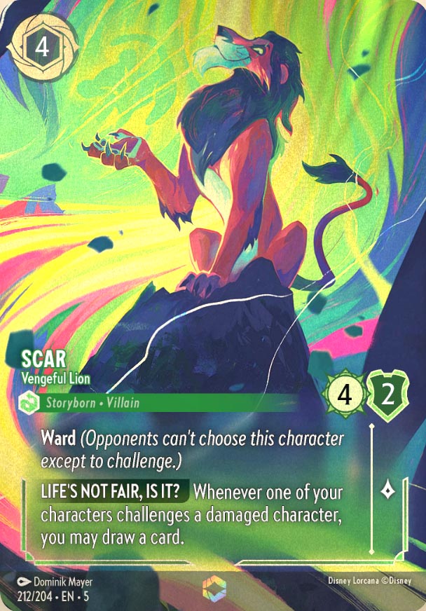 Disney Lorcana TCG: Scar, Vengeful Lion