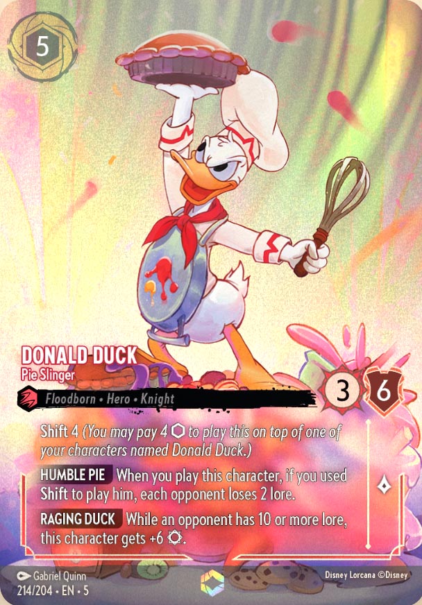 Disney Lorcana TCG: Donald Duck, Pie Slinger