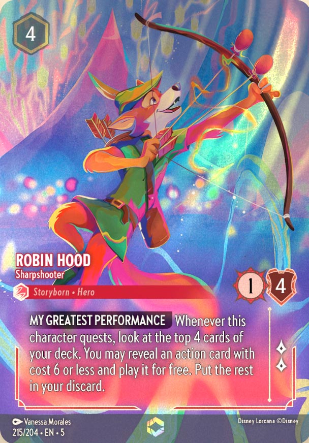 Disney Lorcana TCG: Robin Hood, Sharpshooter