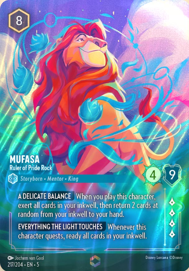 Disney Lorcana TCG: Mufasa, Ruler of Pride Rock