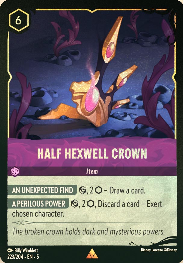 Disney Lorcana TCG: Half Hexwell Crown