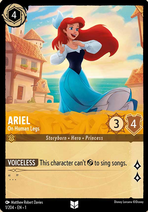 Disney Lorcana TCG: Ariel, On Human Legs