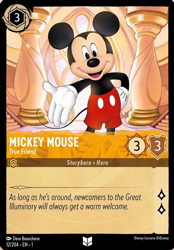 Disney Lorcana TCG: Mickey Mouse, True Friend