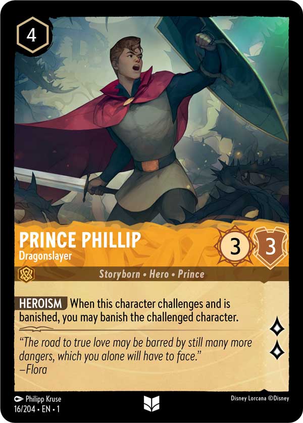 Disney Lorcana TCG: Prince Phillip, Dragonslayer