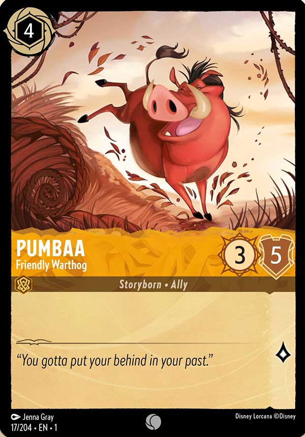 Disney Lorcana TCG: Pumbaa, Friendly Warthog