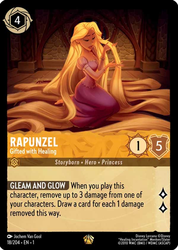 Disney Lorcana TCG: Rapunzel, Gifted with Healing