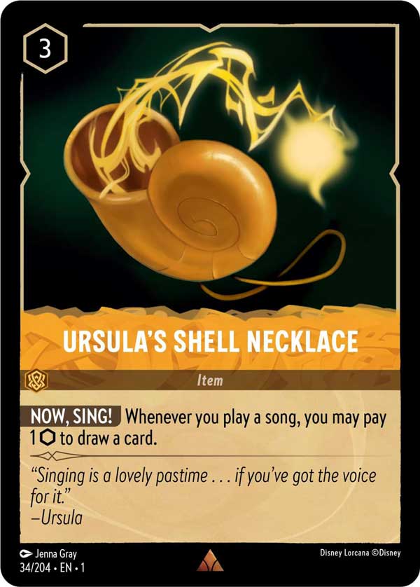 Disney Lorcana TCG: Ursula's Shell Necklace
