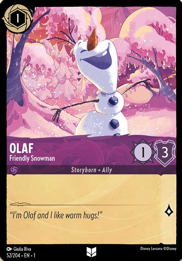 Disney Lorcana TCG: Olaf, Friendly Snowman