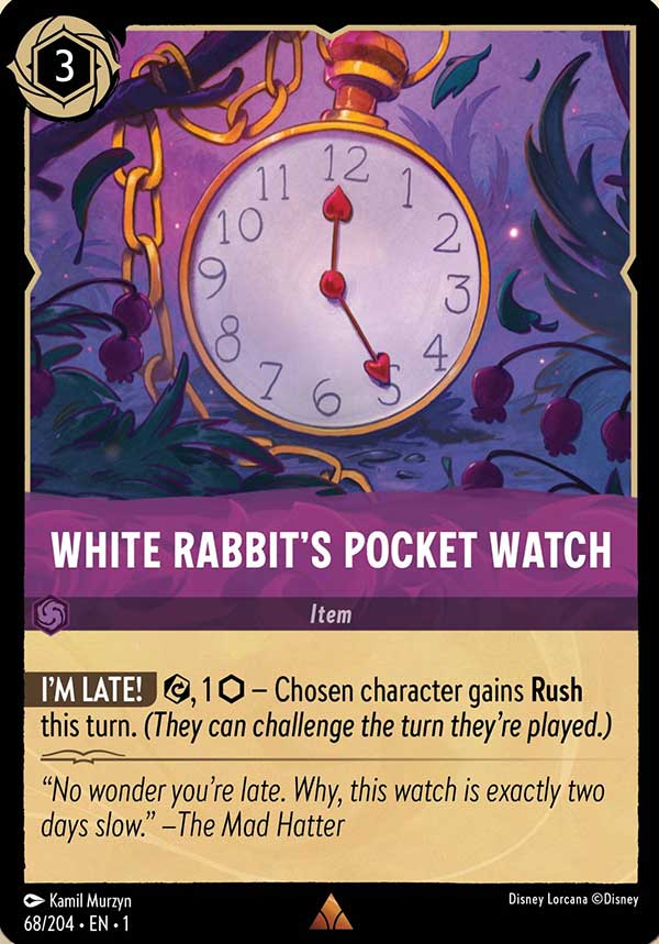 Disney Lorcana TCG: White Rabbit's Pocket Watch