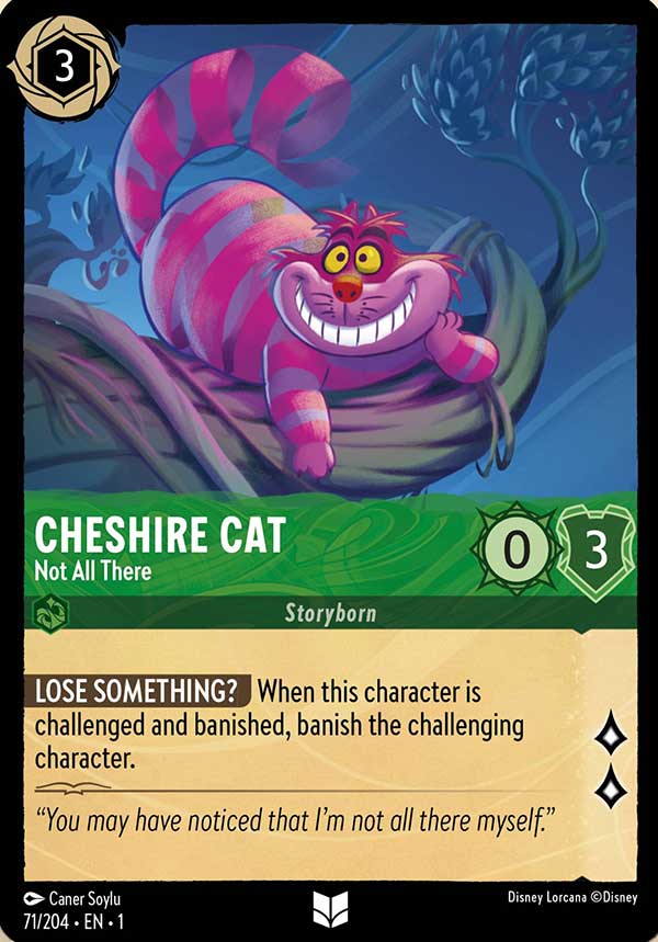 Disney Lorcana TCG: Cheshire Cat, Not All There