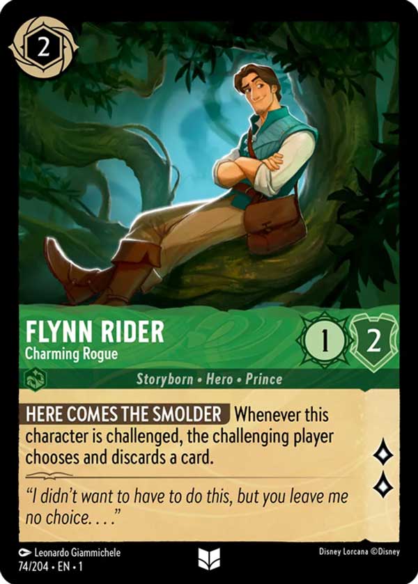 Disney Lorcana TCG: Flynn Rider, Charming Rogue