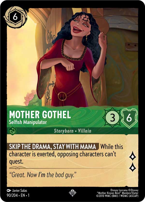Disney Lorcana TCG: Mother Gothel, Selfist Manipulator