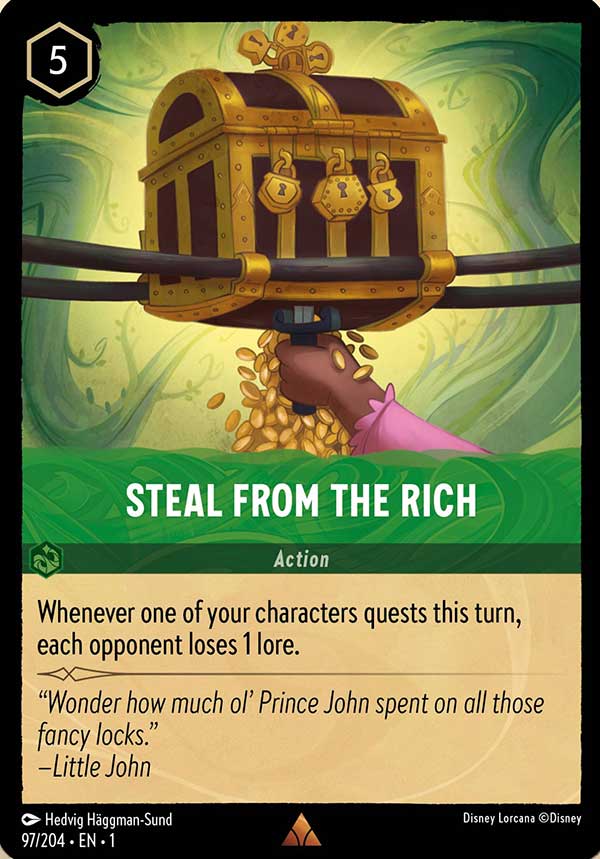 Disney Lorcana TCG: Steal From The Rich