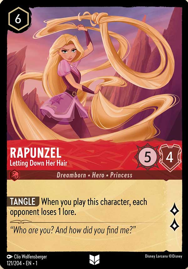 Disney Lorcana TCG: Rapunzel, Letting Down Her Hair