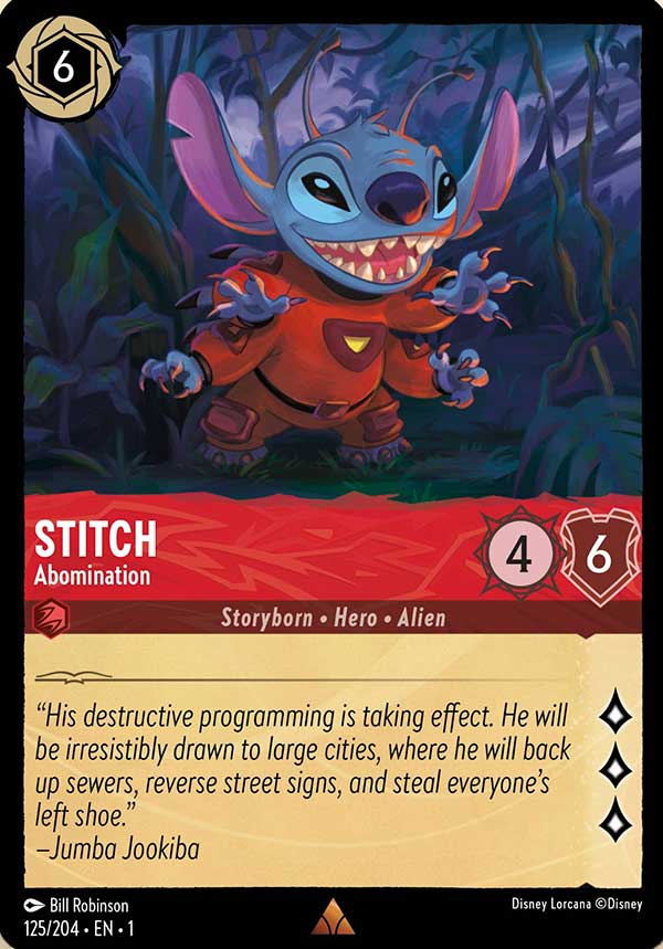 Disney Lorcana TCG: Stitch, Abomination