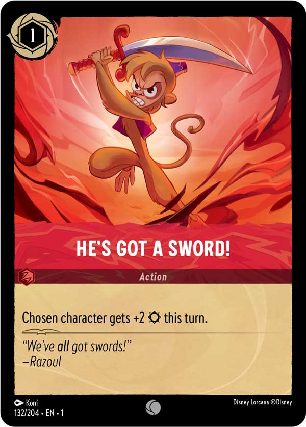Disney Lorcana TCG: He's Got A Sword