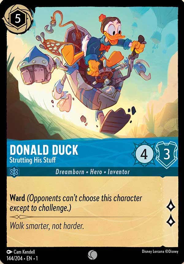 Disney Lorcana TCG: Donald Duck, Strutting His Stuff