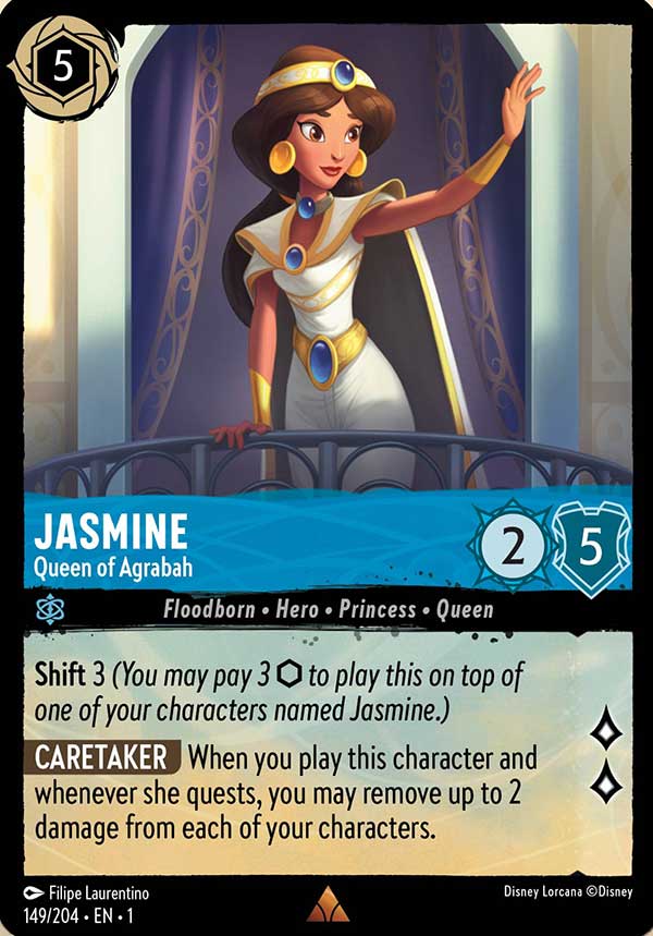 Disney Lorcana TCG: Jasmine, Queen of Agrabah