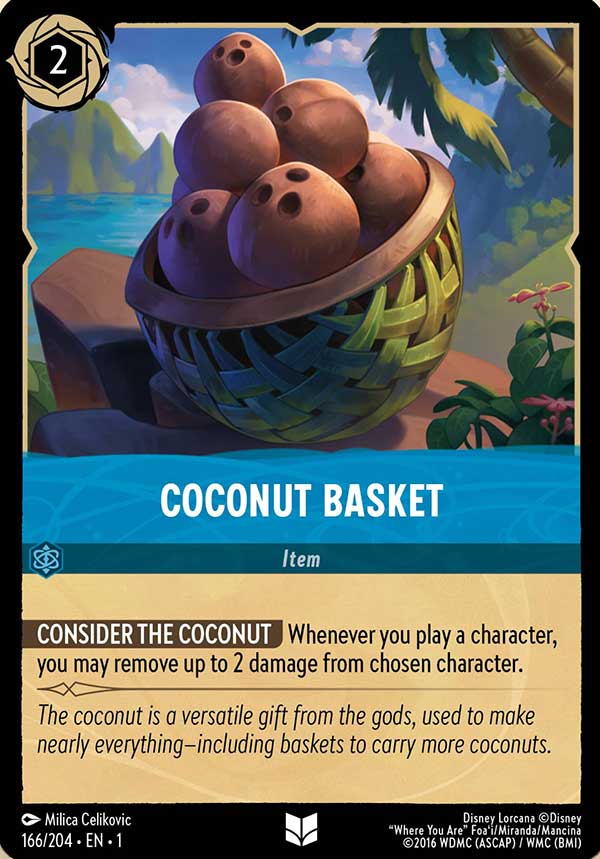 Disney Lorcana TCG: Coconut Basket