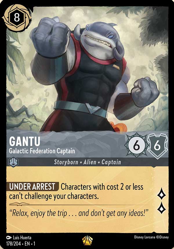 Disney Lorcana TCG: Gantu, Galactic Federation Captain