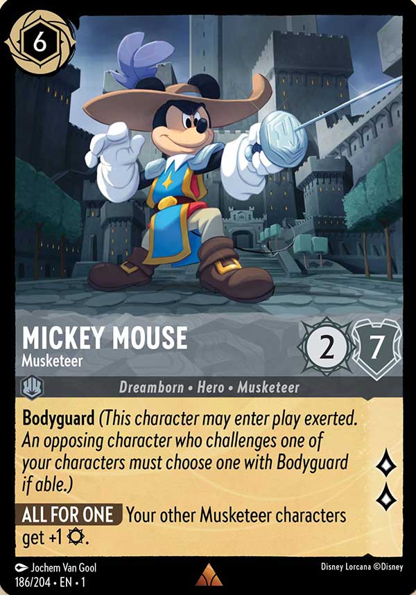 Disney Lorcana TCG: Mickey Mouse, Musketeer