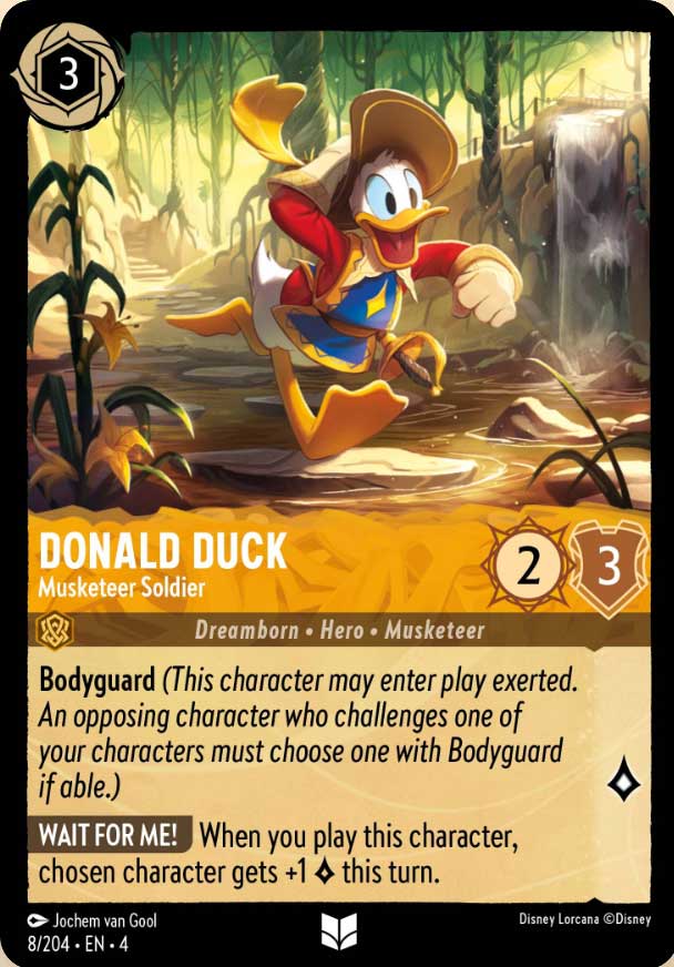 Disney Lorcana TCG: Donald Duck, Musketeer Soldier