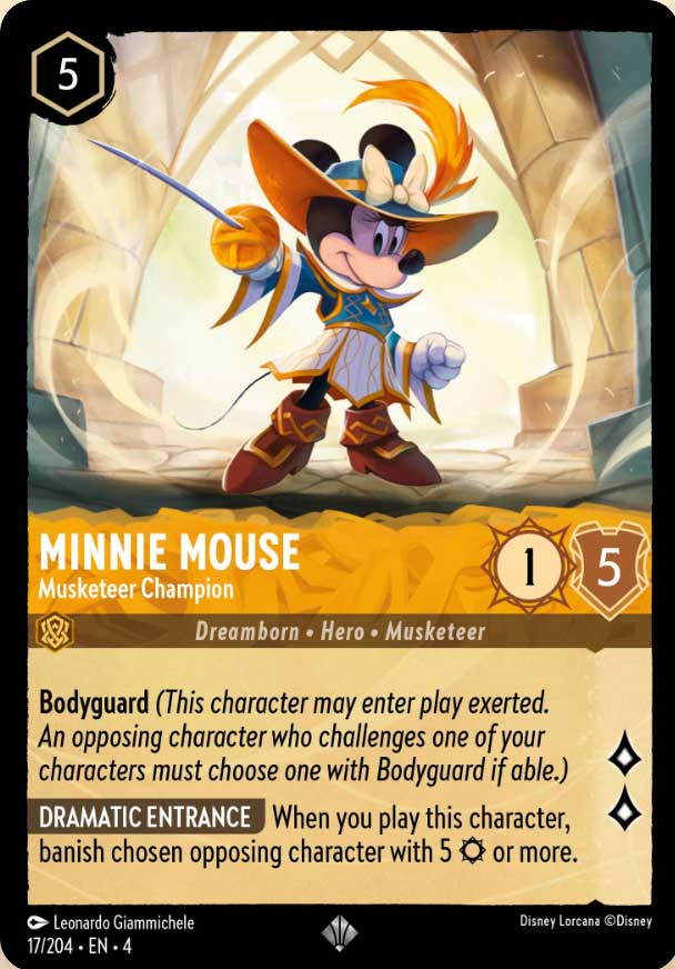 Disney Lorcana TCG: Minnie Mouse, Musketeer Champion
