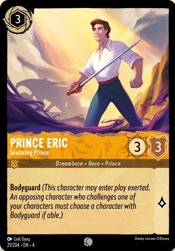 Disney Lorcana TCG: Prince Eric, Seafaring Prince