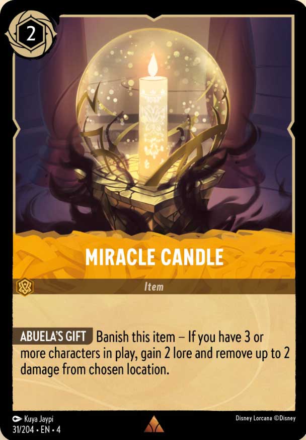 Disney Lorcana TCG: Miracle Candle