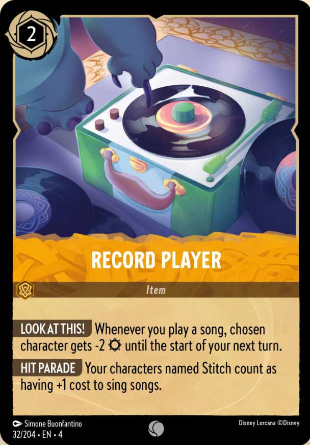 Disney Lorcana TCG: Record Player